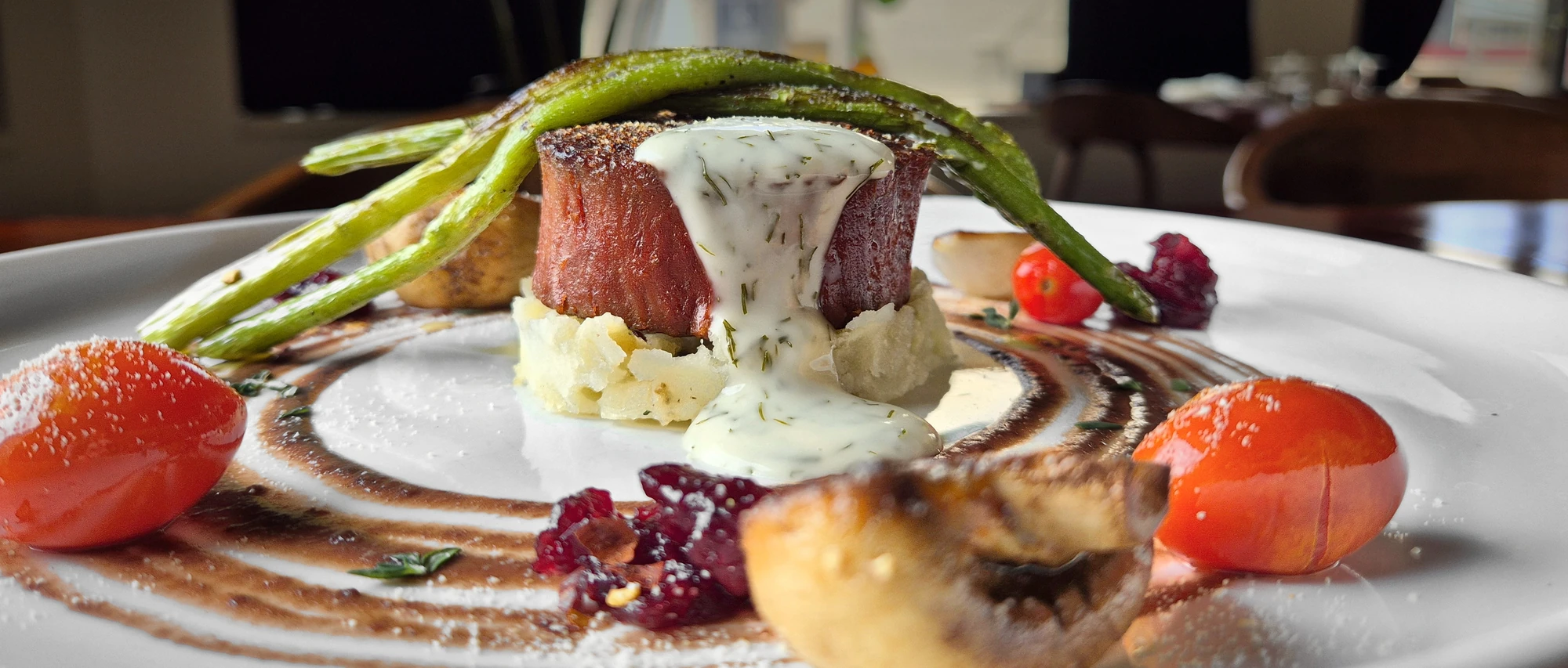 Steak ze svíčkové, Mahina Vegan Table